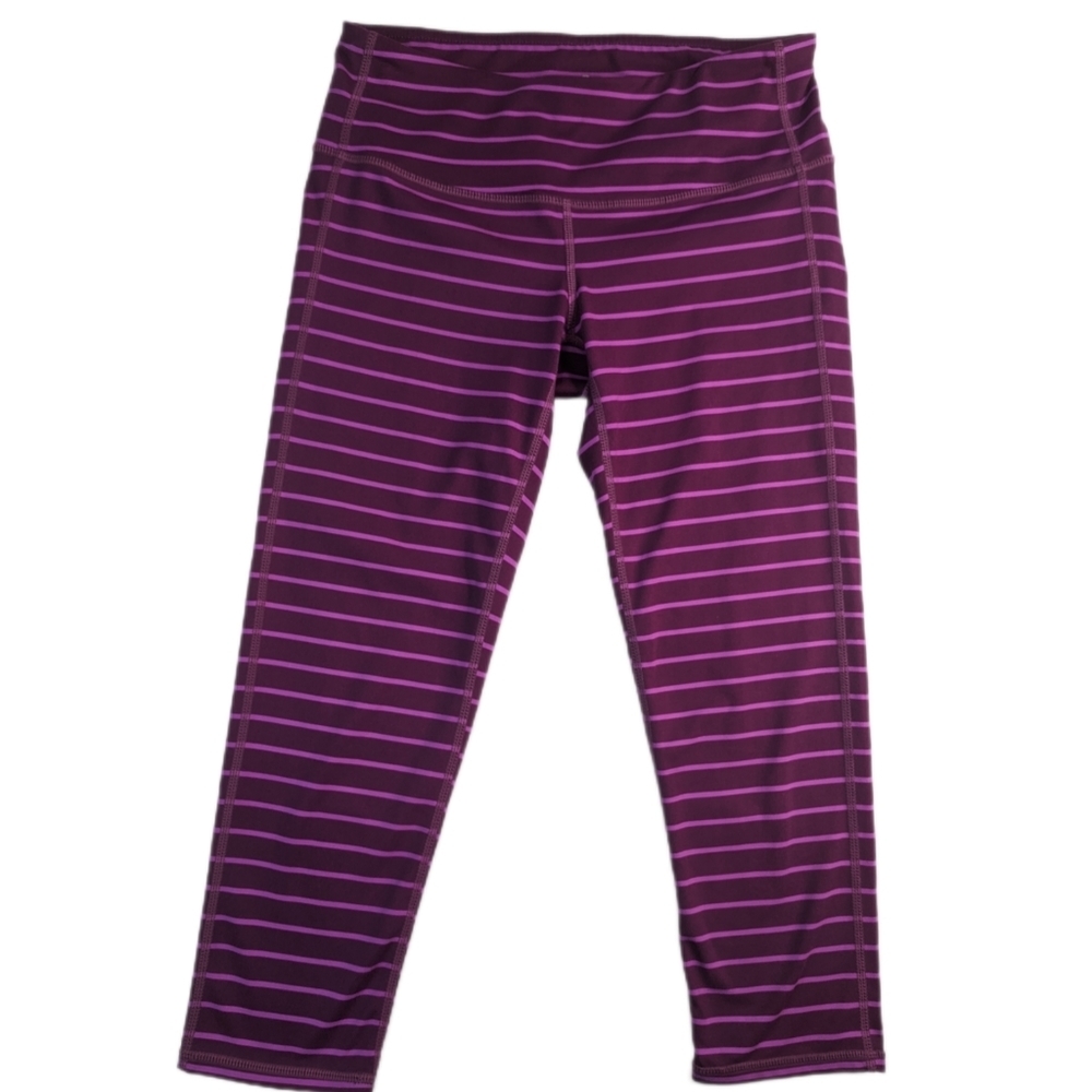 Athleta Chaturanga Stripe workout leggings size XS